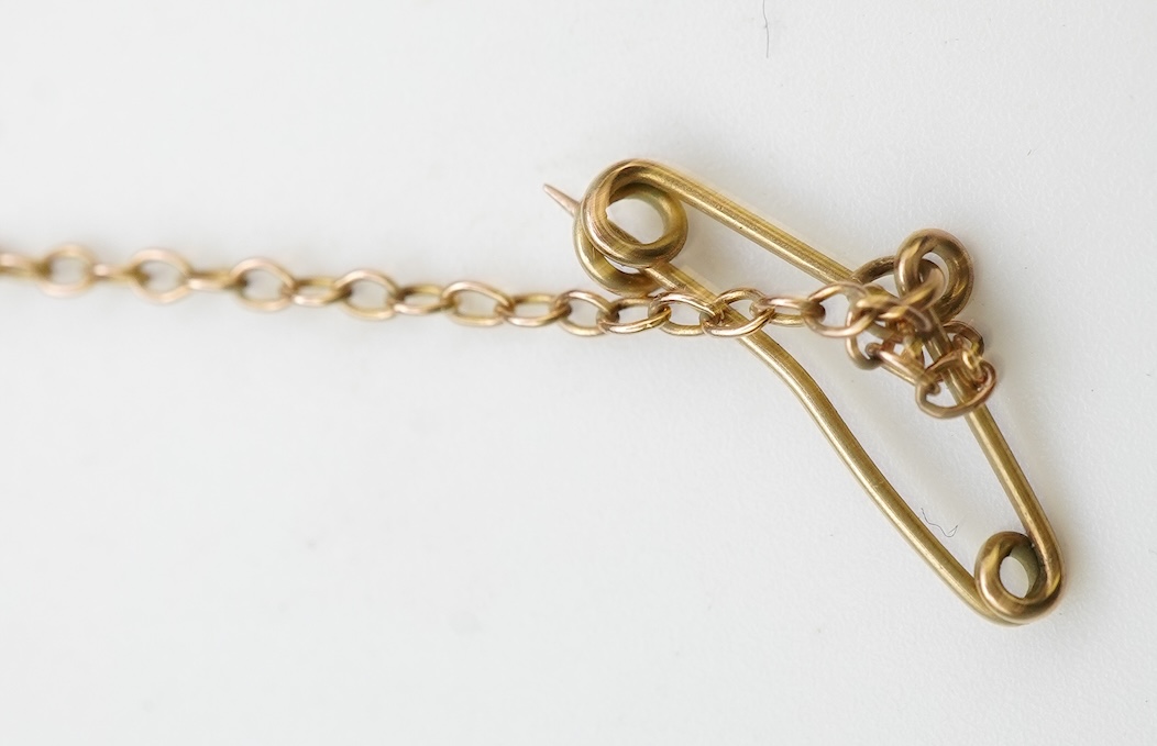 An Edwardian seed pearl brooch, early 20th century